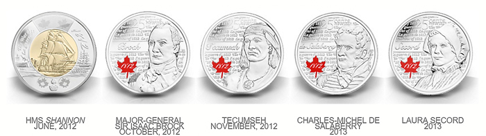 1812 Series Coins