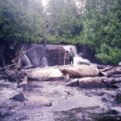 Wilderness Falls to portage around