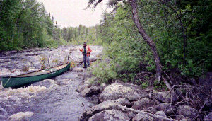 Linning up the rapids