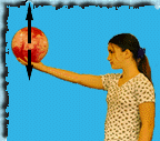 [girl holding ball]